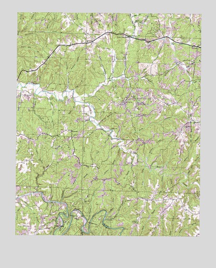 Guinn Cross Roads, AL USGS Topographic Map