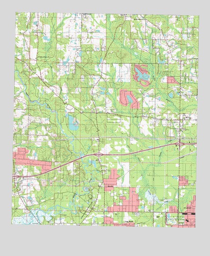 Gulfport NW, MS USGS Topographic Map