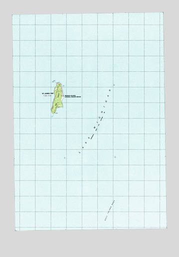 Gull Island, MI USGS Topographic Map