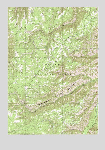 Gumboot Butte, OR USGS Topographic Map