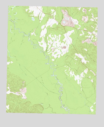 Gumm Pond, GA USGS Topographic Map