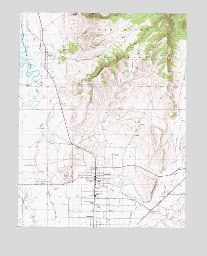 Gunnison, UT USGS Topographic Map