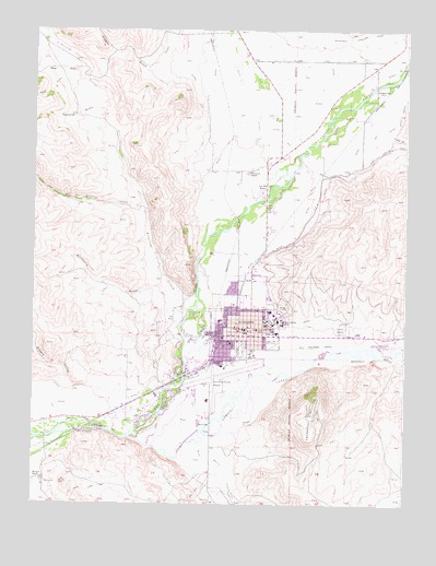 Gunnison, CO USGS Topographic Map