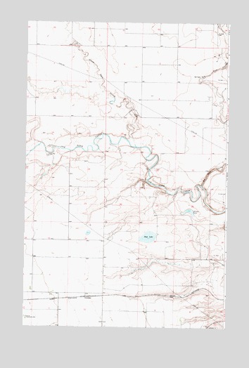 Gunsight, MT USGS Topographic Map