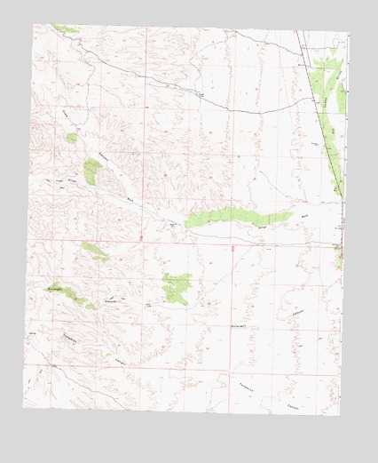 Gunsight Canyon, AZ USGS Topographic Map