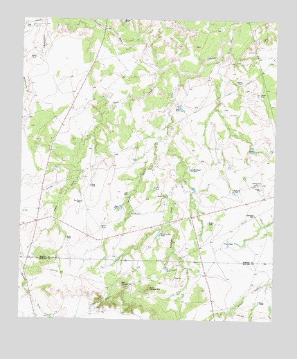 Gunsight Draw, TX USGS Topographic Map