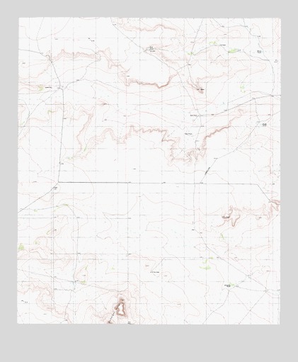 Gunsight Hills North, TX USGS Topographic Map