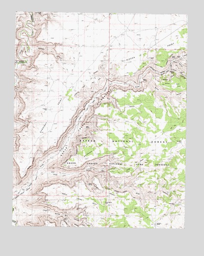 Gunsight Point, AZ USGS Topographic Map