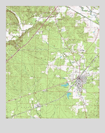 Gurdon, AR USGS Topographic Map