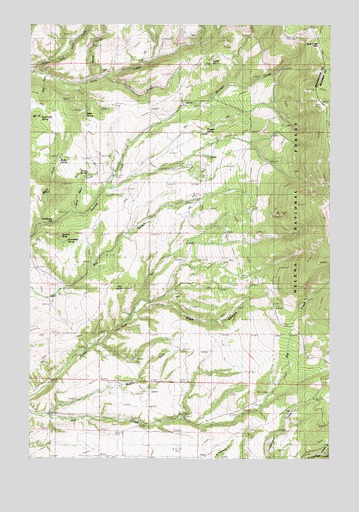 Gurnett Creek East, MT USGS Topographic Map