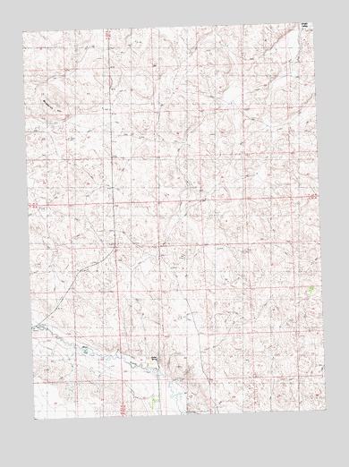 Gusher Spring, NE USGS Topographic Map