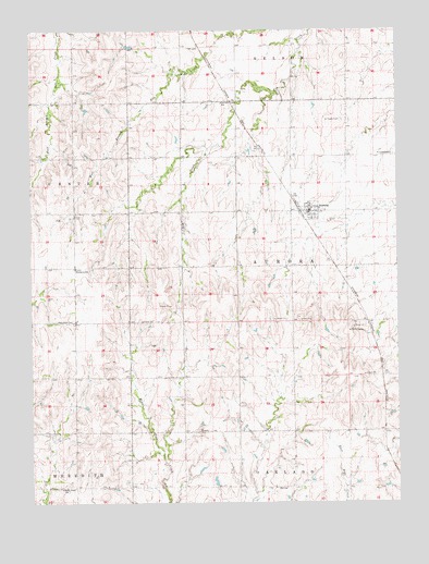 Aurora, KS USGS Topographic Map