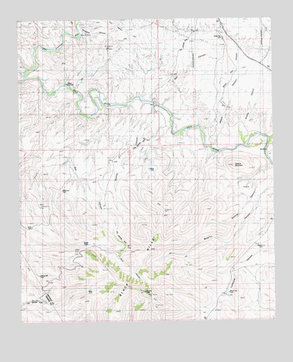 Guthrie, AZ USGS Topographic Map
