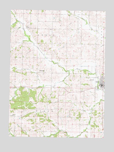 Guthrie Center West, IA USGS Topographic Map