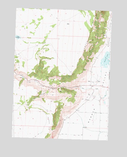 Adel, OR USGS Topographic Map