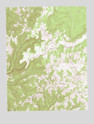 Aurora, WV USGS Topographic Map