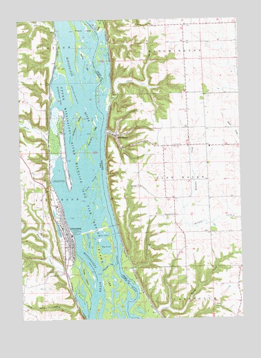 Guttenberg, IA USGS Topographic Map