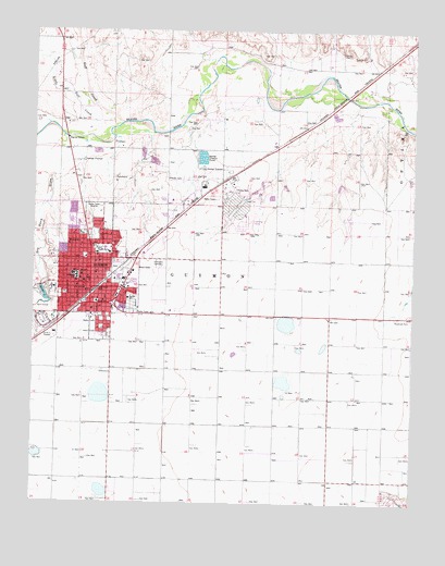 Guymon, OK USGS Topographic Map