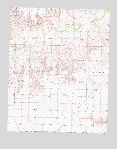 Guymon SE, OK USGS Topographic Map
