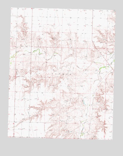 Guymon SW, OK USGS Topographic Map