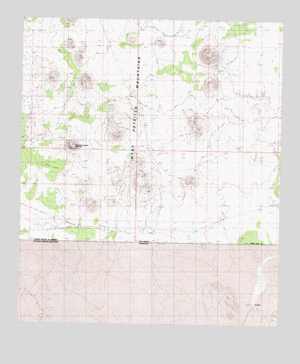 Guzmans Lookout Mountain, NM USGS Topographic Map