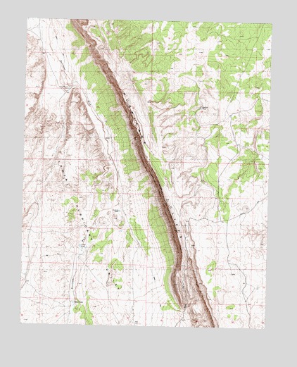 Gyp Pocket, AZ USGS Topographic Map