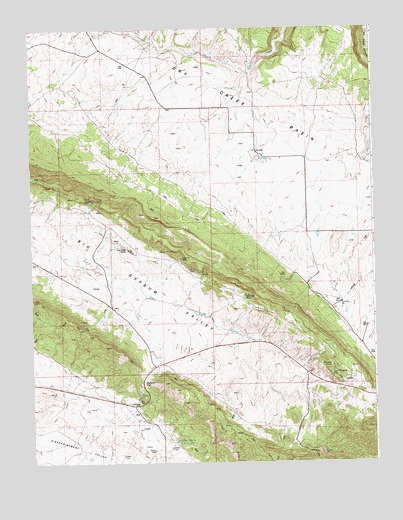 Gypsum Gap, CO USGS Topographic Map