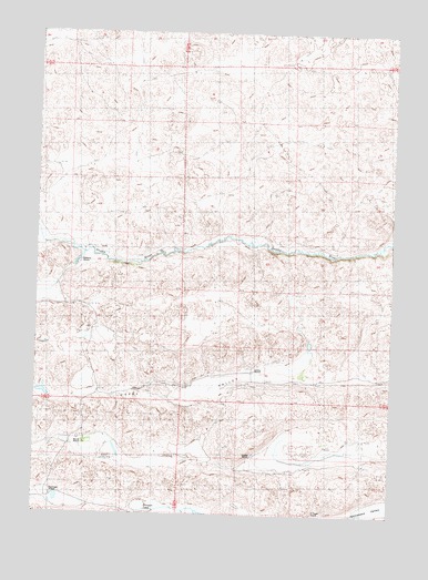Gypsy Valley, NE USGS Topographic Map