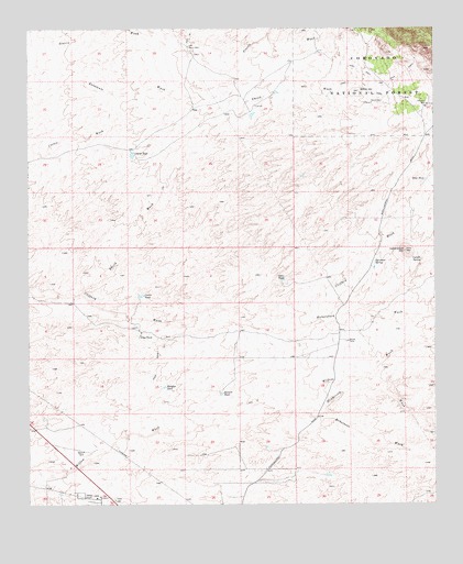 Haberstock Hill, AZ USGS Topographic Map