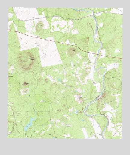 Hacienda, TX USGS Topographic Map