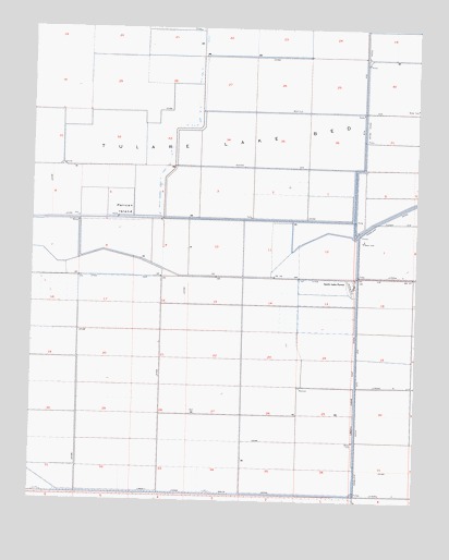 Hacienda Ranch NW, CA USGS Topographic Map