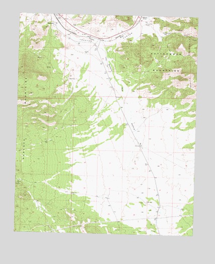Hackberry, AZ USGS Topographic Map