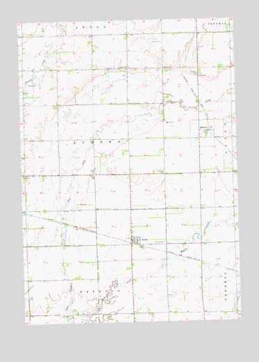 Aurora, SD USGS Topographic Map