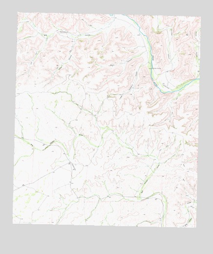 Hackberry Crossing, TX USGS Topographic Map
