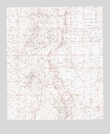 Hackberry Lake, NM USGS Topographic Map
