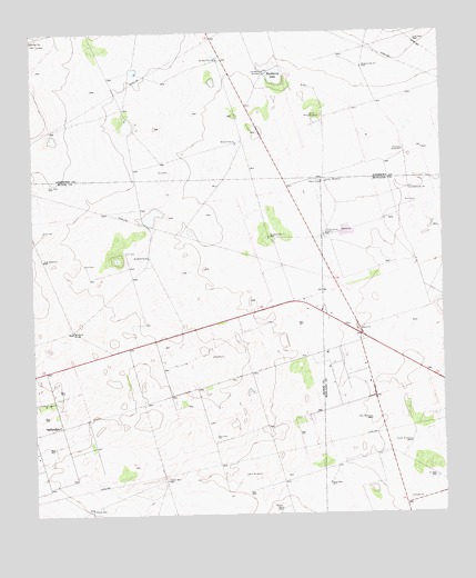 Hackberry Lake, TX USGS Topographic Map