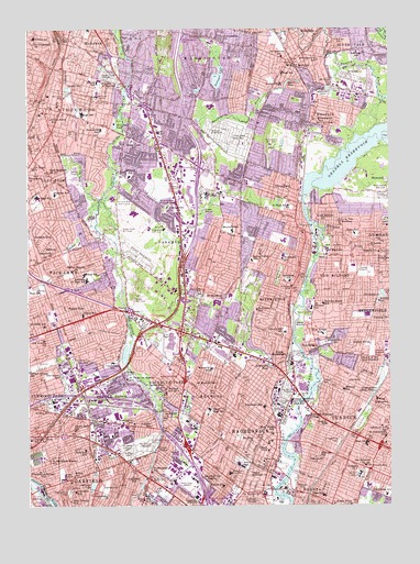 Hackensack, NJ USGS Topographic Map