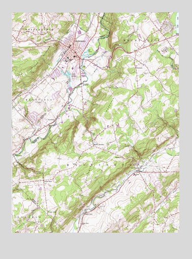 Hackettstown, NJ USGS Topographic Map