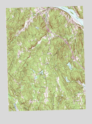 Haddam, CT USGS Topographic Map