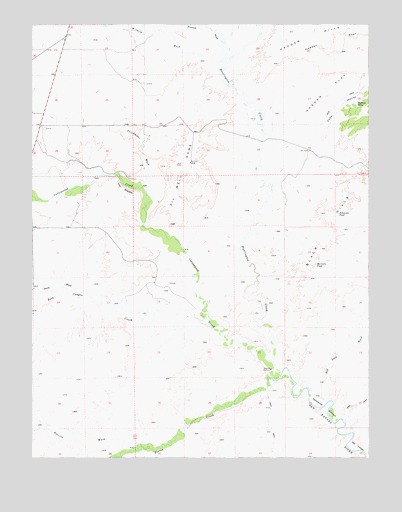 Hadden Holes, UT USGS Topographic Map