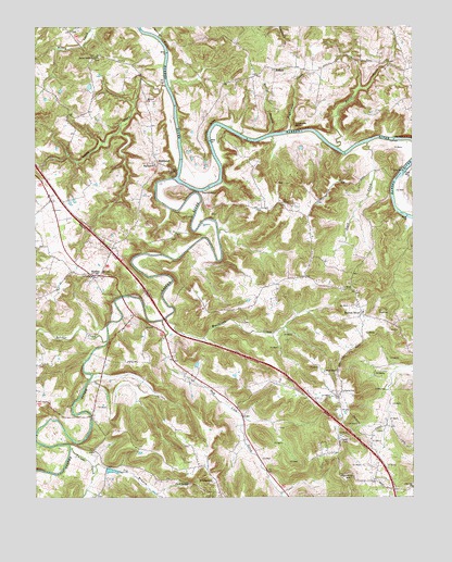 Hadley, KY USGS Topographic Map