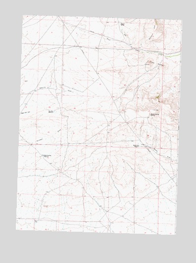 Hadsell Spring, WY USGS Topographic Map