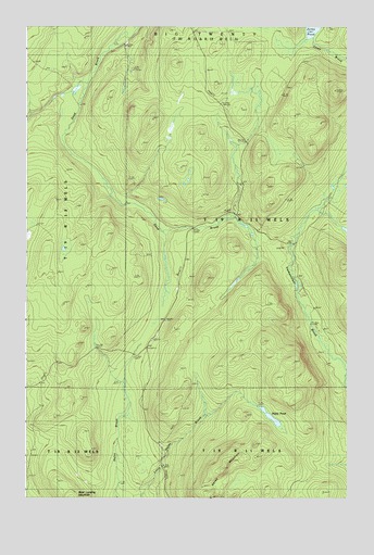 Hafey Pond, ME USGS Topographic Map