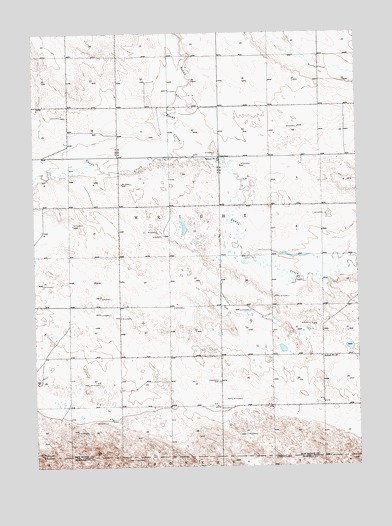 Hagaman Cemetery, NE USGS Topographic Map