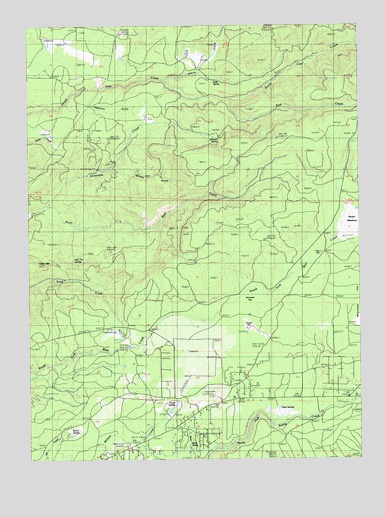 Hagaman Gulch, CA USGS Topographic Map