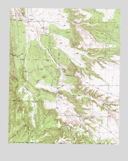 Hagan, NM USGS Topographic Map