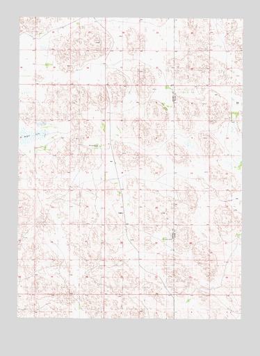 Hagan Lake, NE USGS Topographic Map
