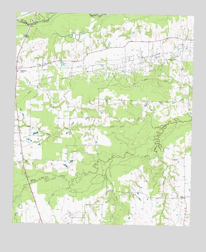 Hagansport, TX USGS Topographic Map