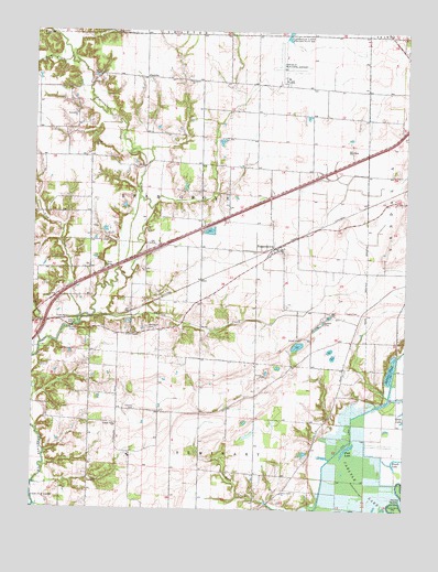 Hagarstown, IL USGS Topographic Map