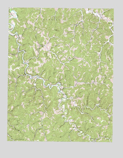 Hager, WV USGS Topographic Map